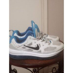 Nike Boy's Air Max Genome White Blue DM7600 100 Fashion Shoes Size 7Y